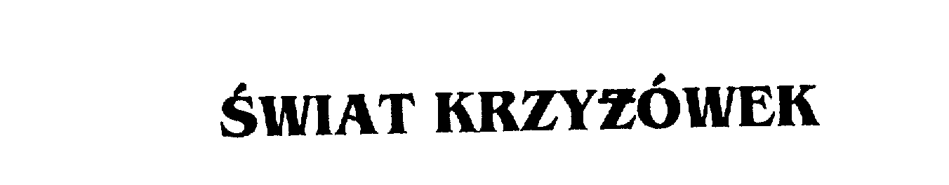 Trademark Logo SWIAT KRZYZOWEK