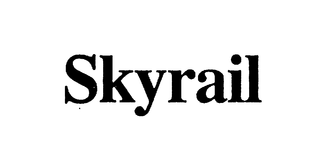 Trademark Logo SKYRAIL