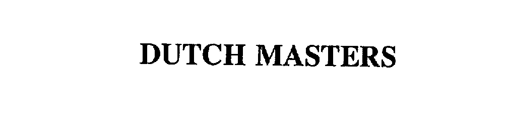 Trademark Logo DUTCH MASTERS