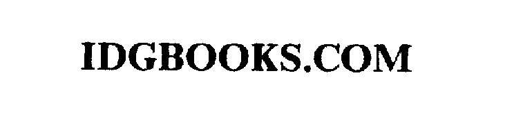 Trademark Logo IDGBOOKS.COM