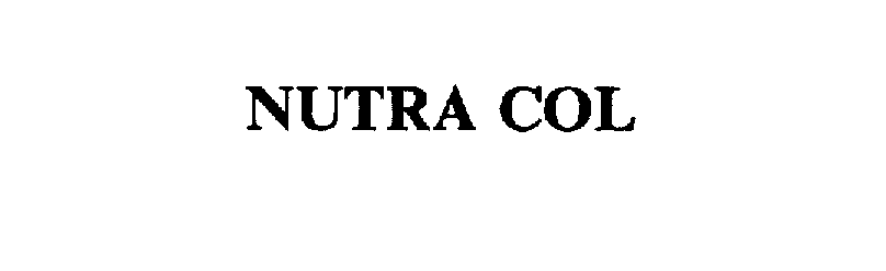 Trademark Logo NUTRA COL