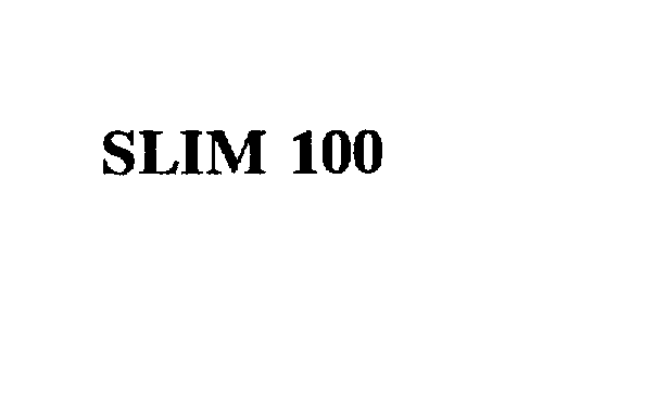 Trademark Logo SLIM 100