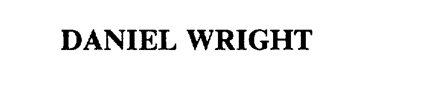 Trademark Logo DANIEL WRIGHT