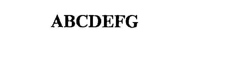 Trademark Logo ABCDEFG
