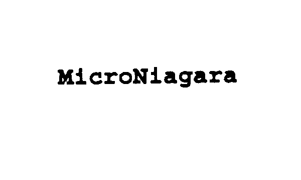 Trademark Logo MICRONIAGARA