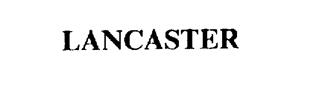 Trademark Logo LANCASTER