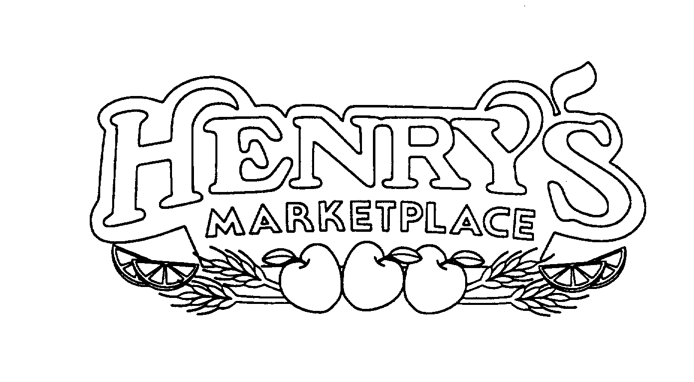Trademark Logo HENRY'S MARKETPLACE