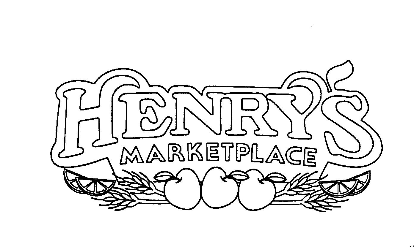 Trademark Logo HENRY'S MARKETPLACE