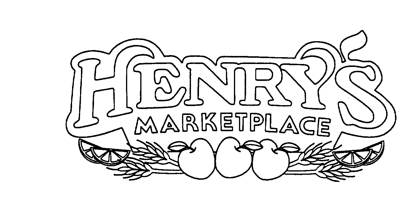 Trademark Logo HENRY'S MARKETPLACE