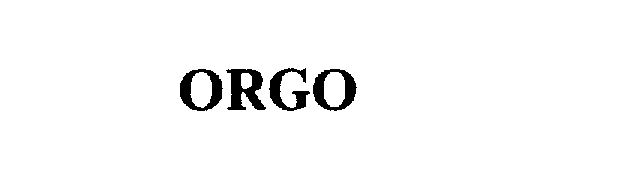 Trademark Logo ORGO