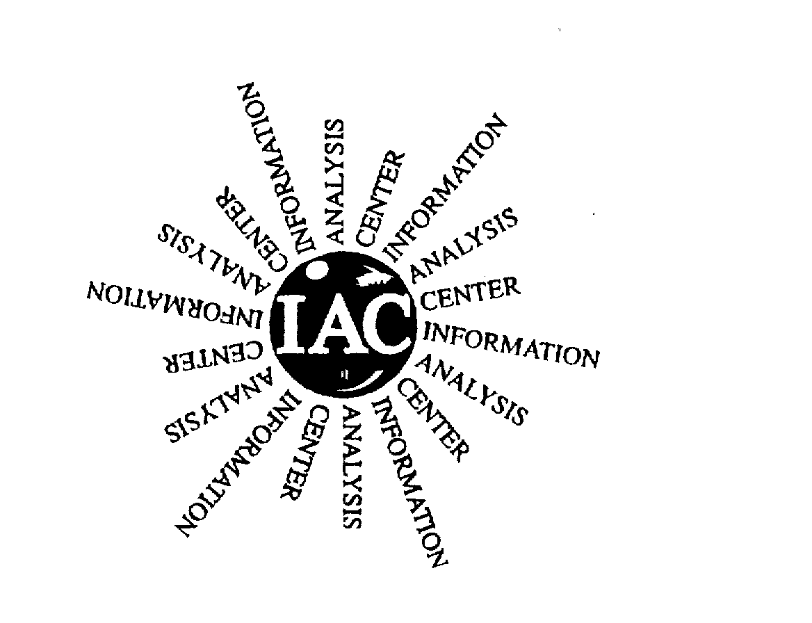 Trademark Logo IAC INFORMATION ANALYSIS CENTER
