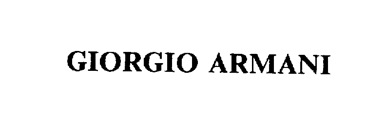 Trademark Logo GIORGIO ARMANI