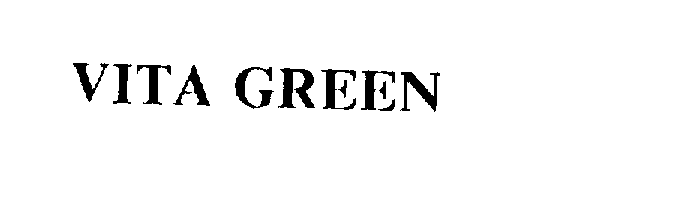 Trademark Logo VITA GREEN