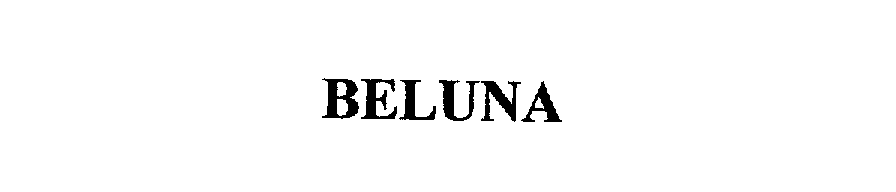 Trademark Logo BELUNA