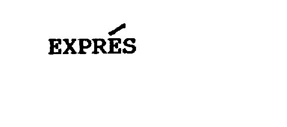 Trademark Logo EXPRES