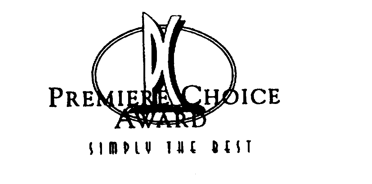 Trademark Logo PC PREMIERE CHOICE AWARD SIMPLY THE BEST