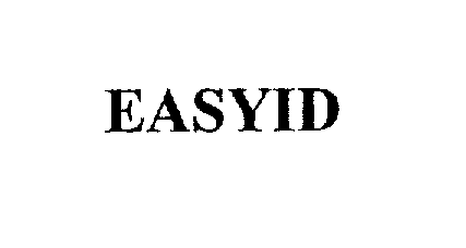 Trademark Logo EASYID