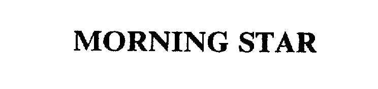 Trademark Logo MORNING STAR