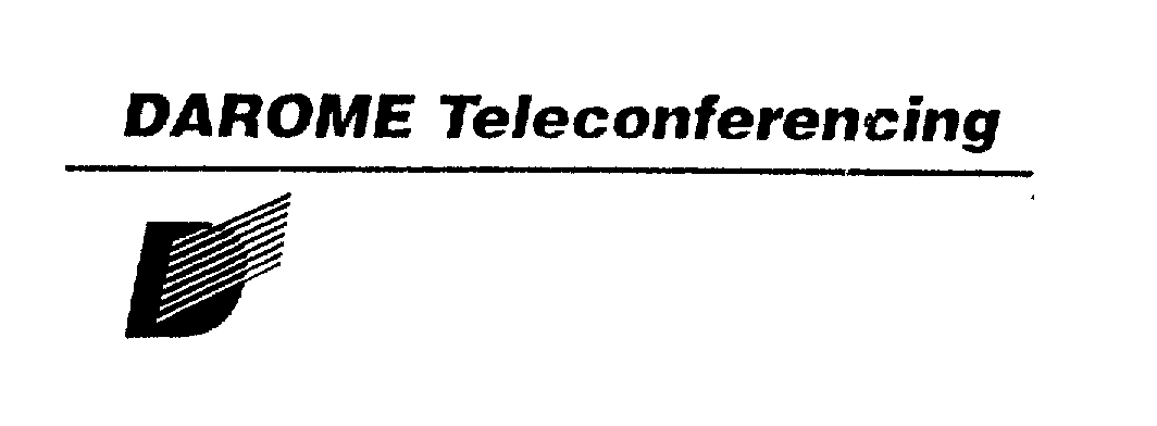 Trademark Logo D DAROME TELECONFERENCING
