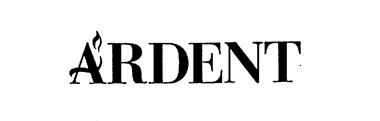 Trademark Logo ARDENT