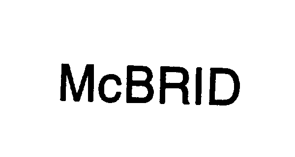 Trademark Logo MCBRID