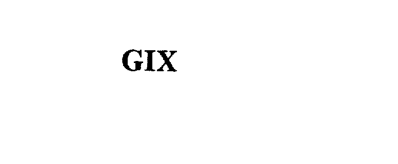 Trademark Logo GIX