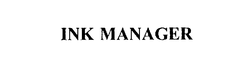 Trademark Logo INK MANAGER