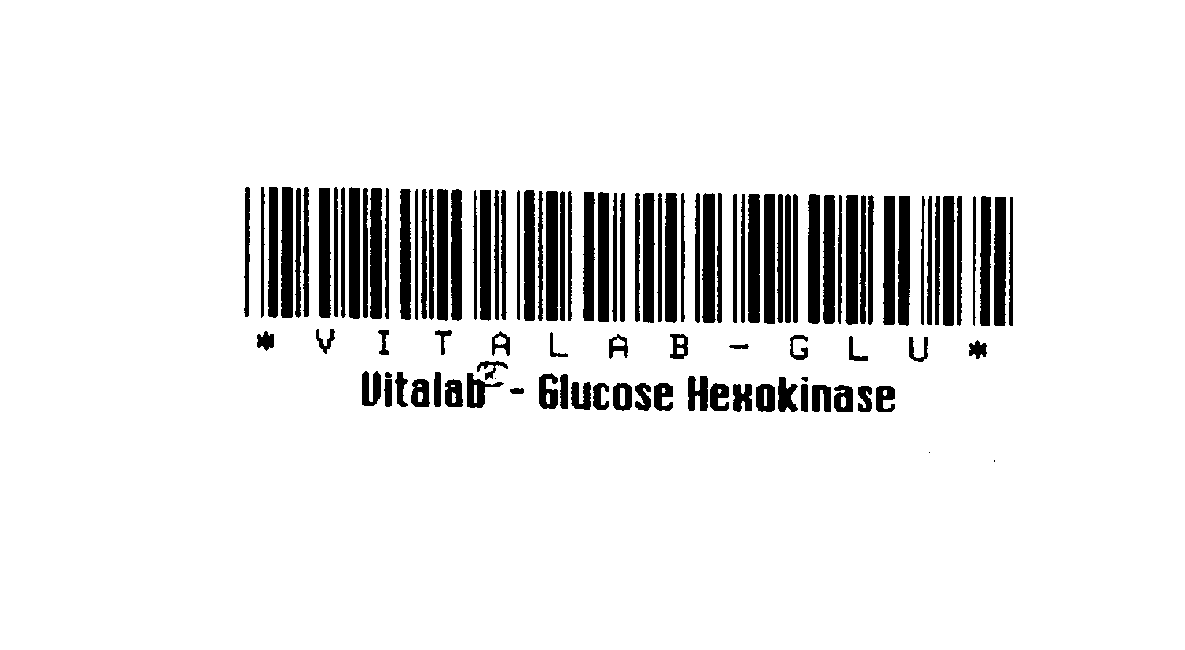 Trademark Logo * V I T A L A B - G L U * VITALAB - GLUCOSE HEXOKINASE