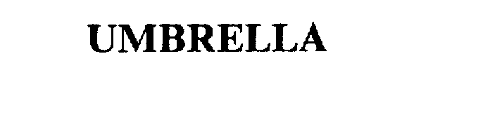 Trademark Logo UMBRELLA