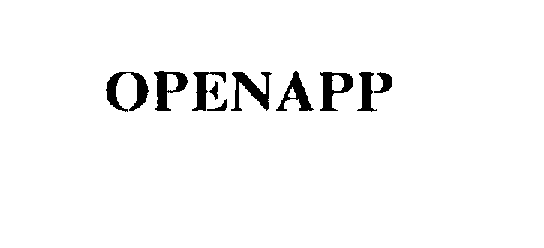 Trademark Logo OPENAPP