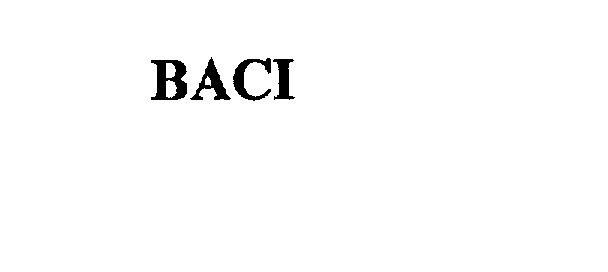 Trademark Logo BACI