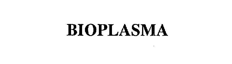 Trademark Logo BIOPLASMA