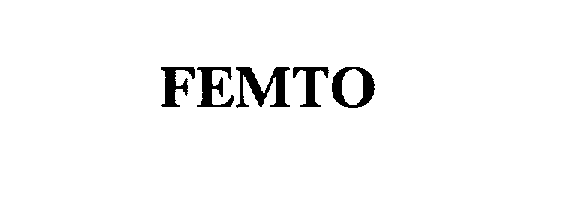 Trademark Logo FEMTO