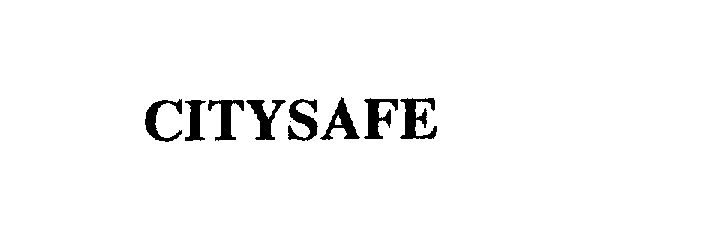 Trademark Logo CITYSAFE