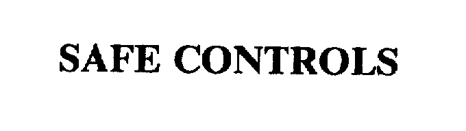 Trademark Logo SAFE CONTROLS