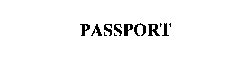 Trademark Logo PASSPORT