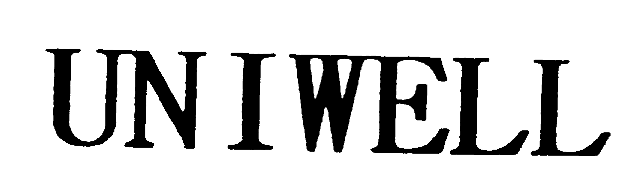Trademark Logo UNIWELL