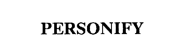 Trademark Logo PERSONIFY