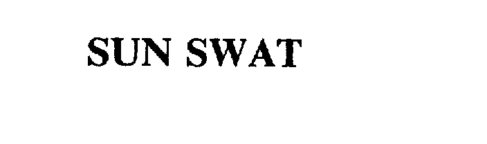 Trademark Logo SUN SWAT