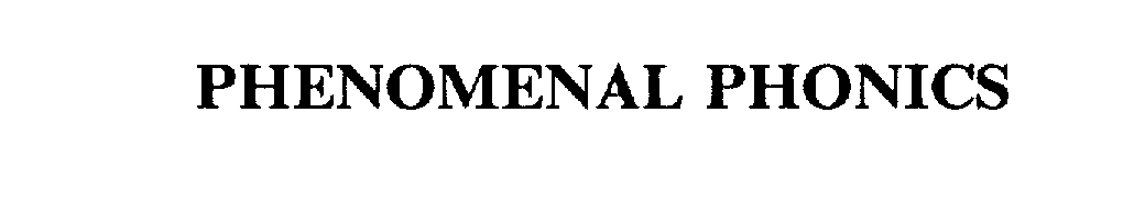 Trademark Logo PHENOMENAL PHONICS