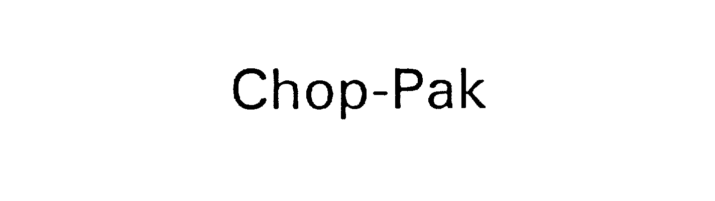  CHOP-PAK