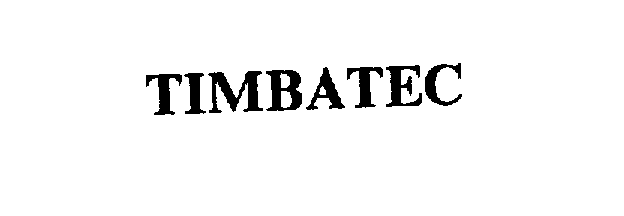 Trademark Logo TIMBATEC