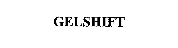 Trademark Logo GELSHIFT