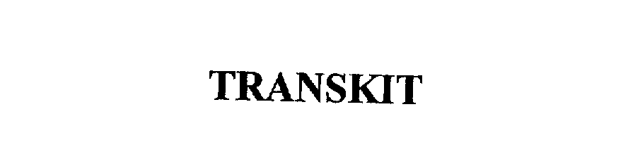 Trademark Logo TRANSKIT