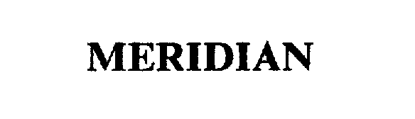 Trademark Logo MERIDIAN