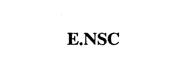 Trademark Logo E.NSC