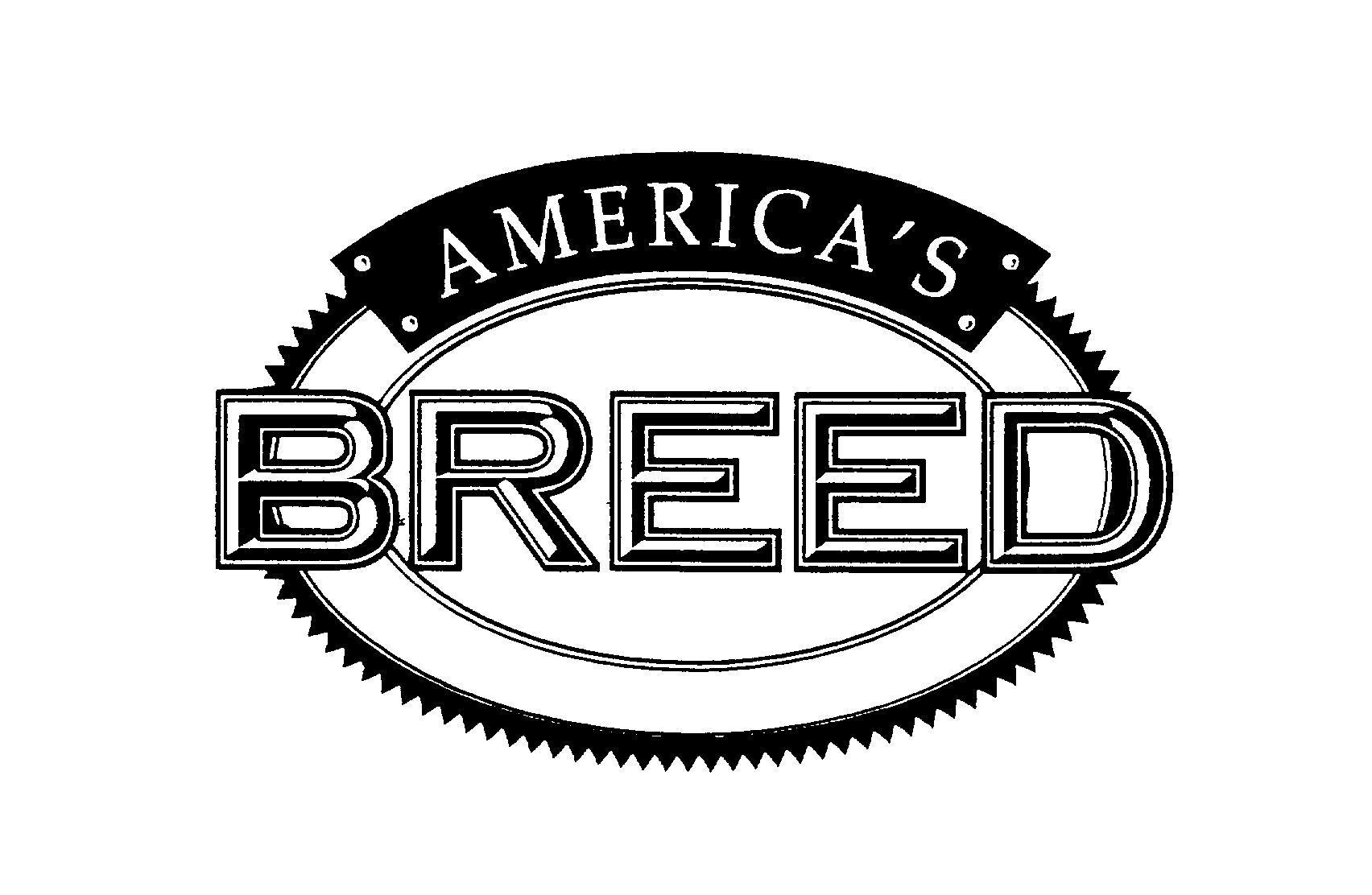 Trademark Logo AMERICA'S BREED