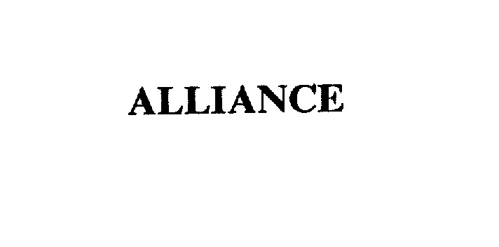 Trademark Logo ALLIANCE