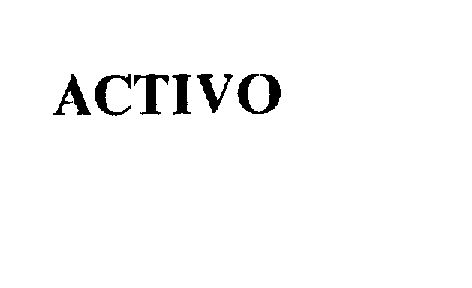 Trademark Logo ACTIVO