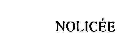 Trademark Logo NOLICEE